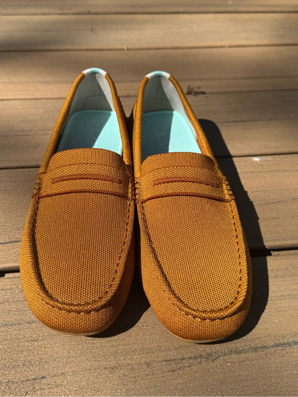 Rothy’s The Daily Driver Loafer Shoes 12 Cognac